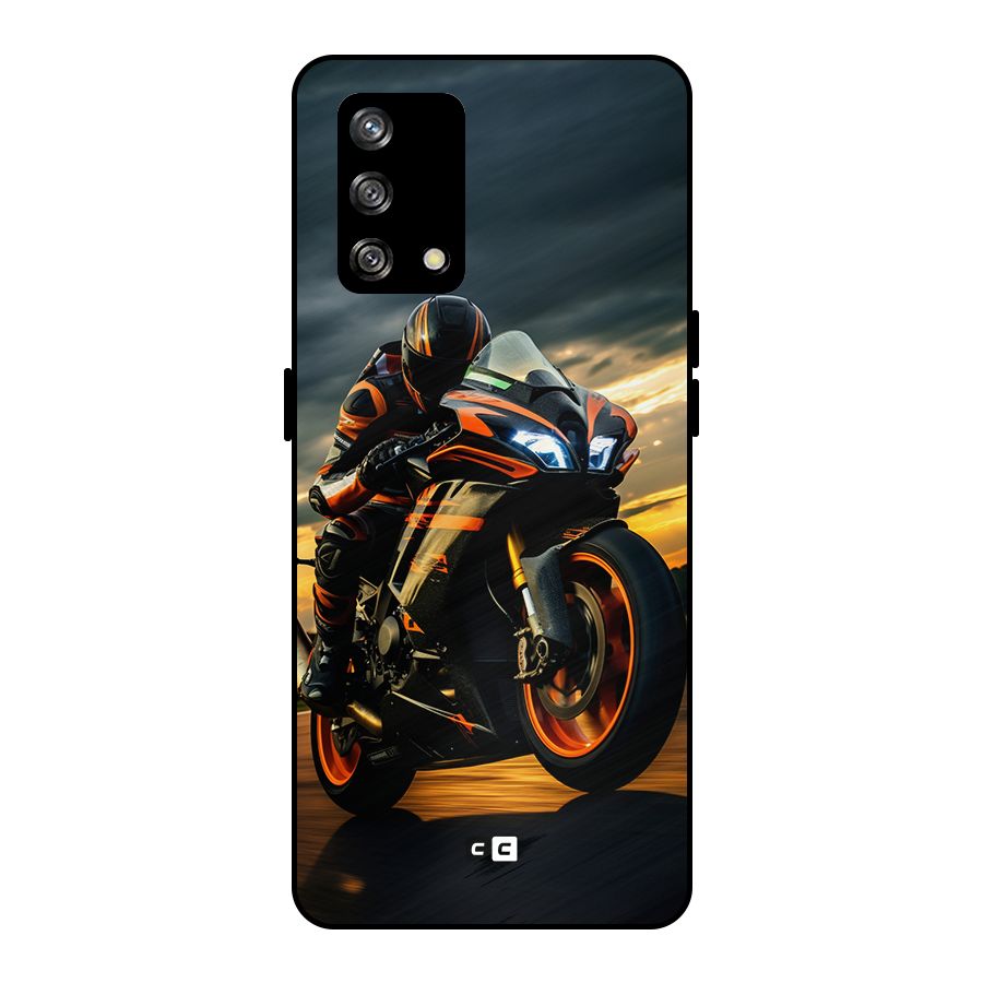 Evening Highway Metal Back Case for Oppo F19