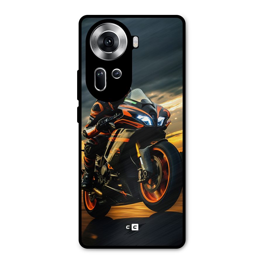 Evening Highway Metal Back Case for Oppo Reno11 5G