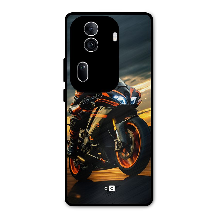 Evening Highway Metal Back Case for Oppo Reno11 Pro 5G