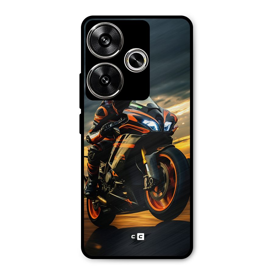 Evening Highway Metal Back Case for Poco F6