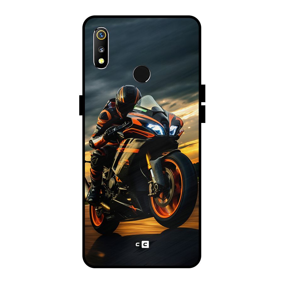 Evening Highway Metal Back Case for Realme 3i