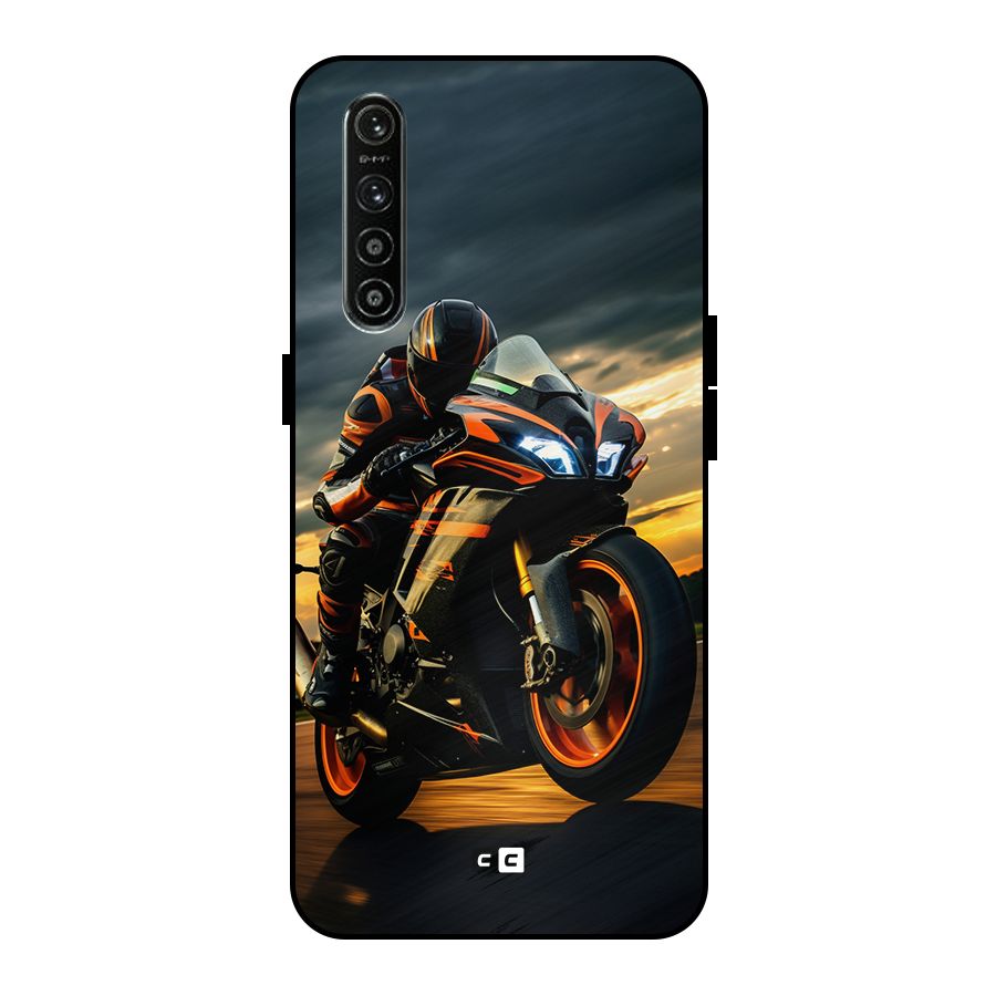 Evening Highway Metal Back Case for Realme XT