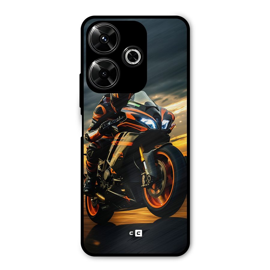 Evening Highway Metal Back Case for Redmi 13 5G