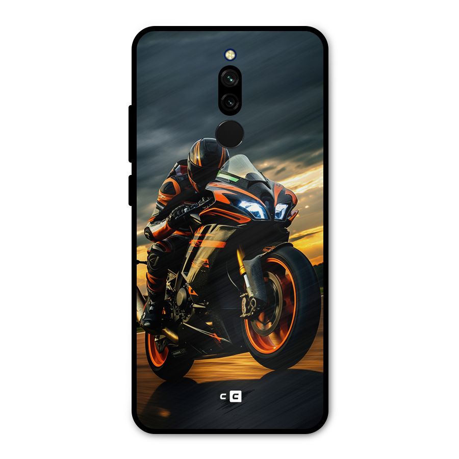 Evening Highway Metal Back Case for Redmi 8