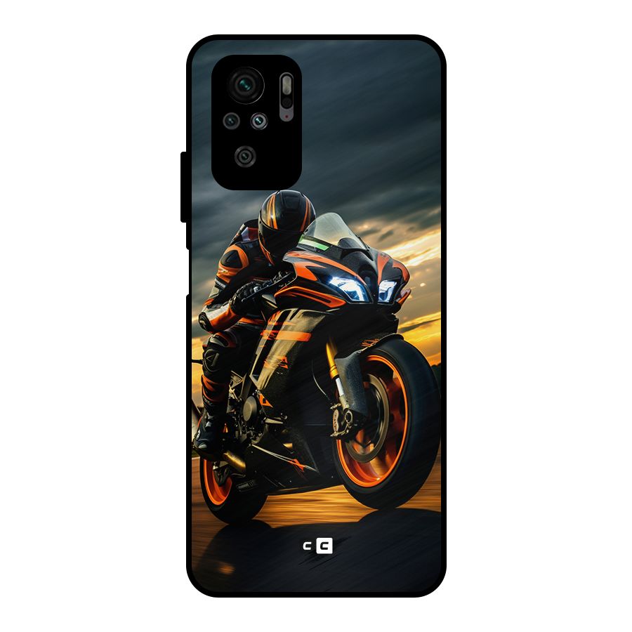Evening Highway Metal Back Case for Redmi Note 10S