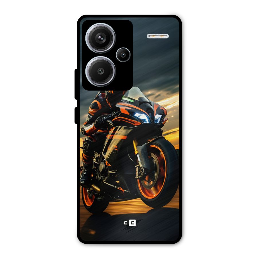 Evening Highway Metal Back Case for Redmi Note 13 Pro Plus