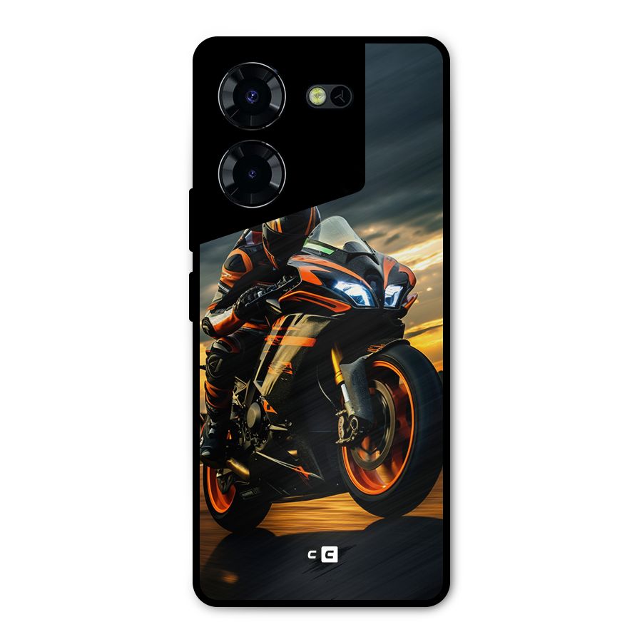 Evening Highway Metal Back Case for Tecno Pova 5 Pro 5G
