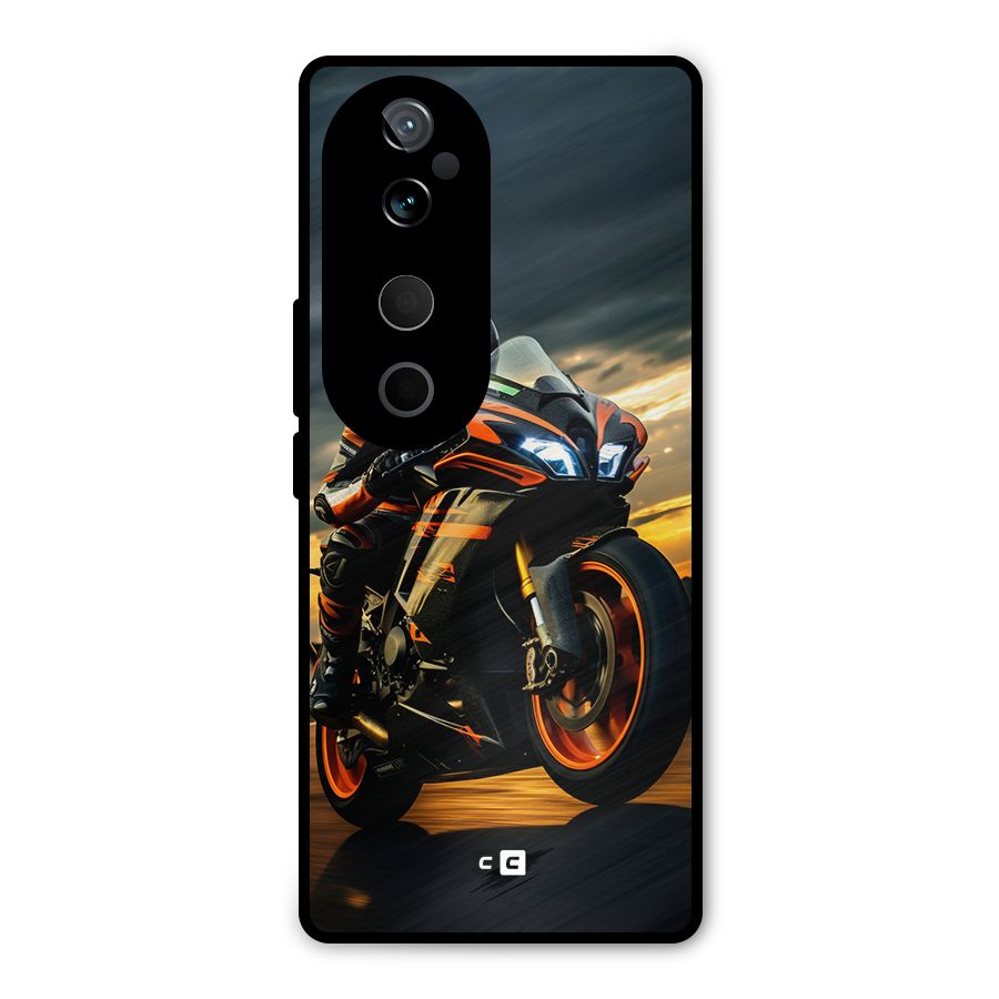 Evening Highway Metal Back Case for Vivo T3 Ultra