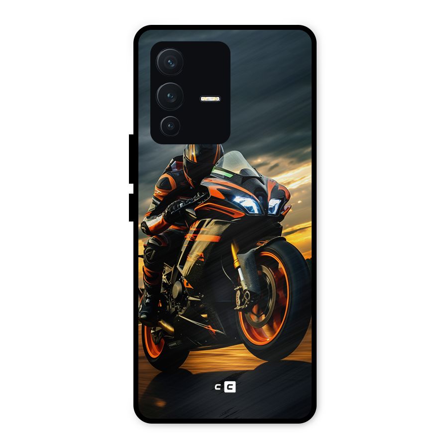 Evening Highway Metal Back Case for Vivo V23 5G