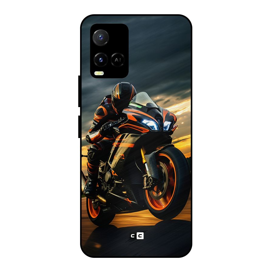 Evening Highway Metal Back Case for Vivo Y21A