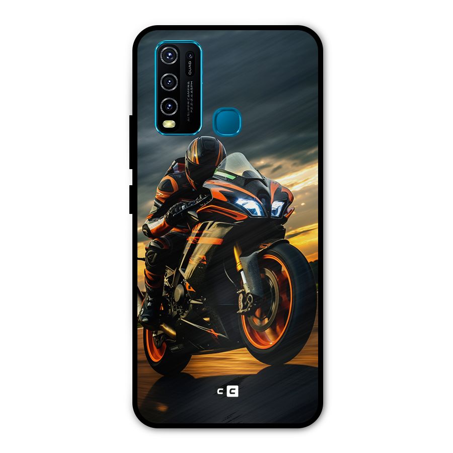 Evening Highway Metal Back Case for Vivo Y30