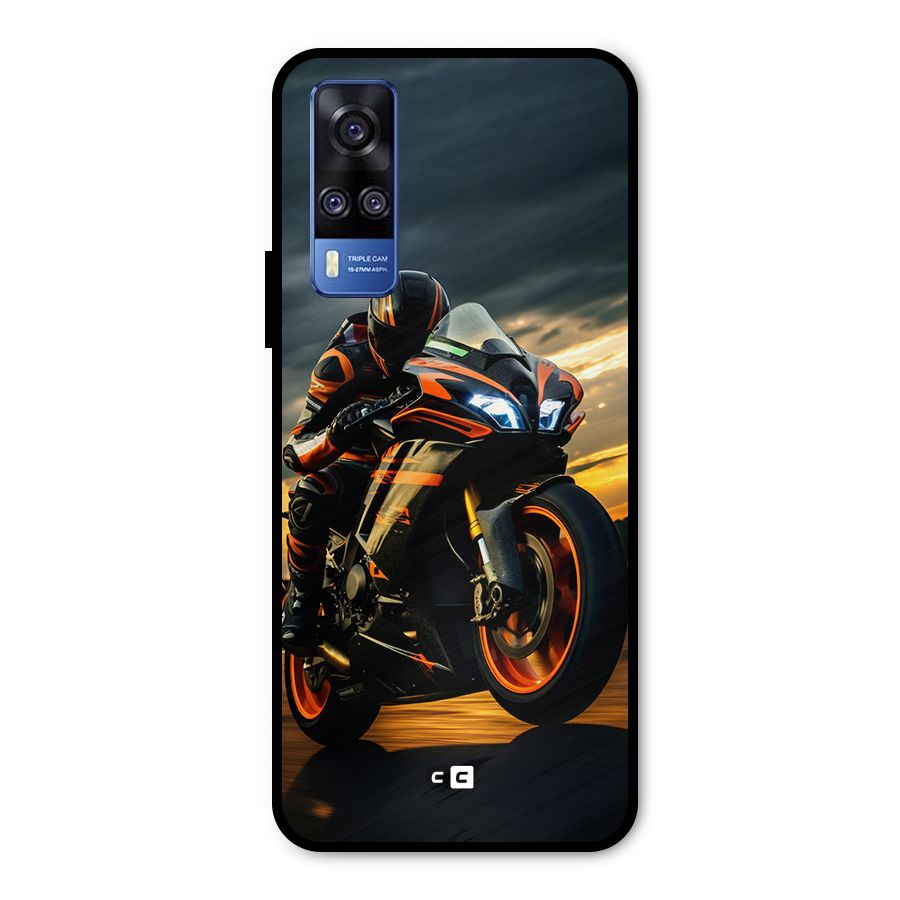 Evening Highway Metal Back Case for Vivo Y31