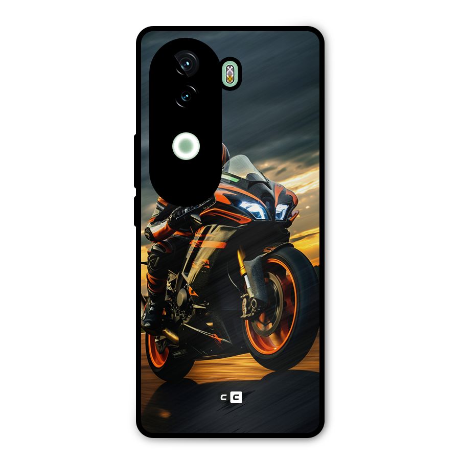 Evening Highway Metal Back Case for iQOO Z9s