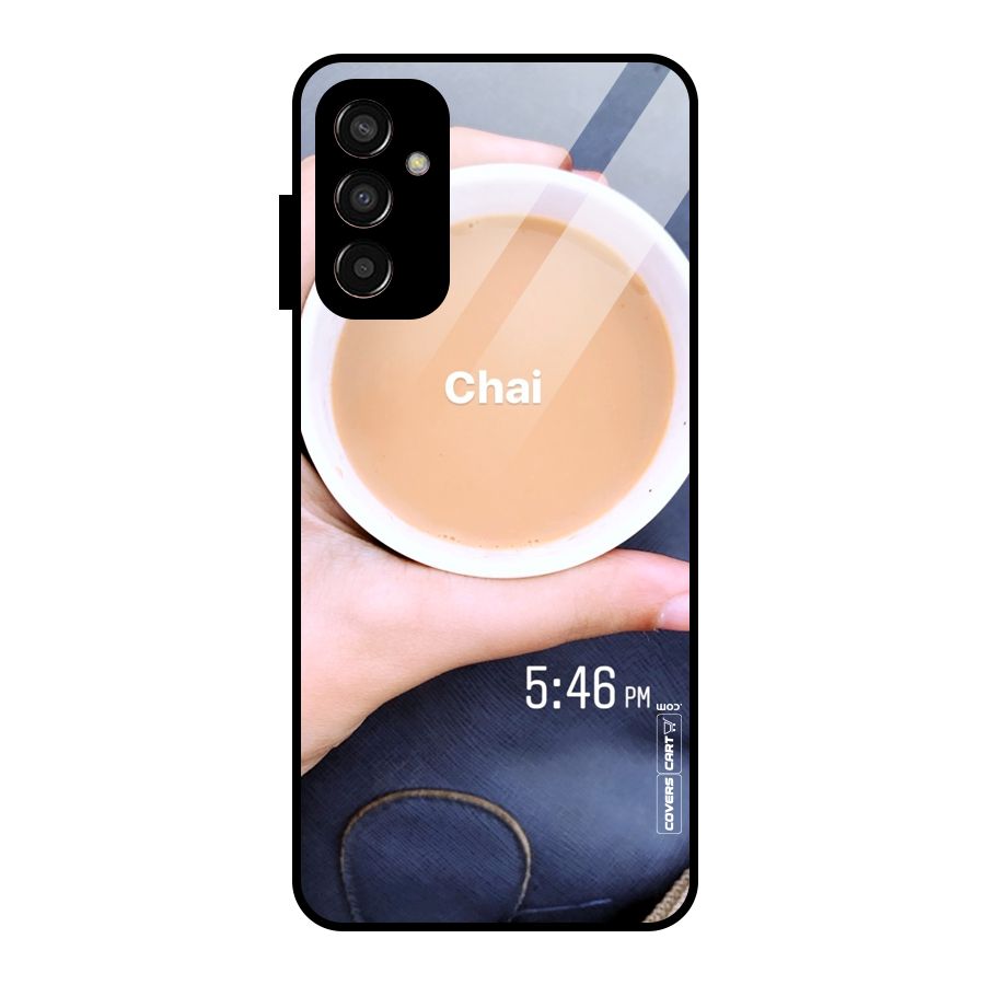 Evening Tea Glass Back Case for Galaxy F13