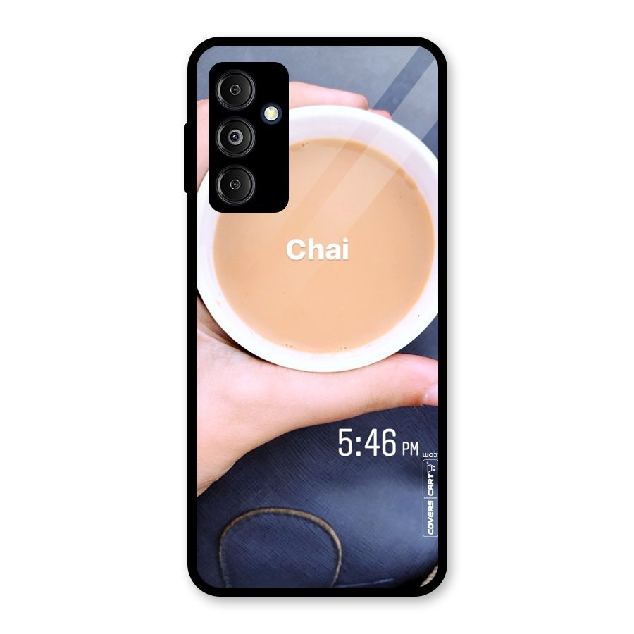 Evening Tea Glass Back Case for Galaxy M14 5G
