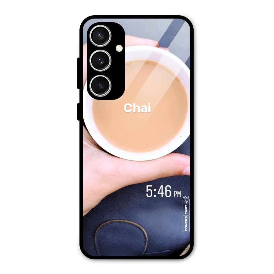 Evening Tea Glass Back Case for Galaxy S23 FE
