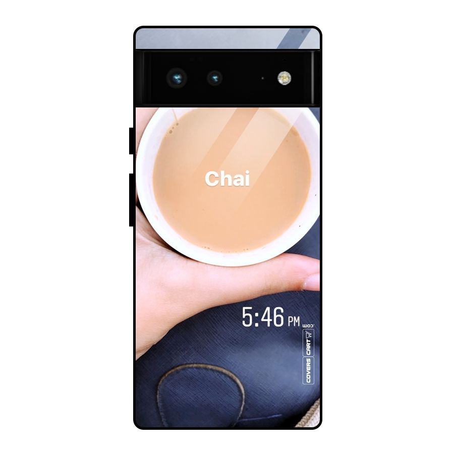 Evening Tea Glass Back Case for Google Pixel 6