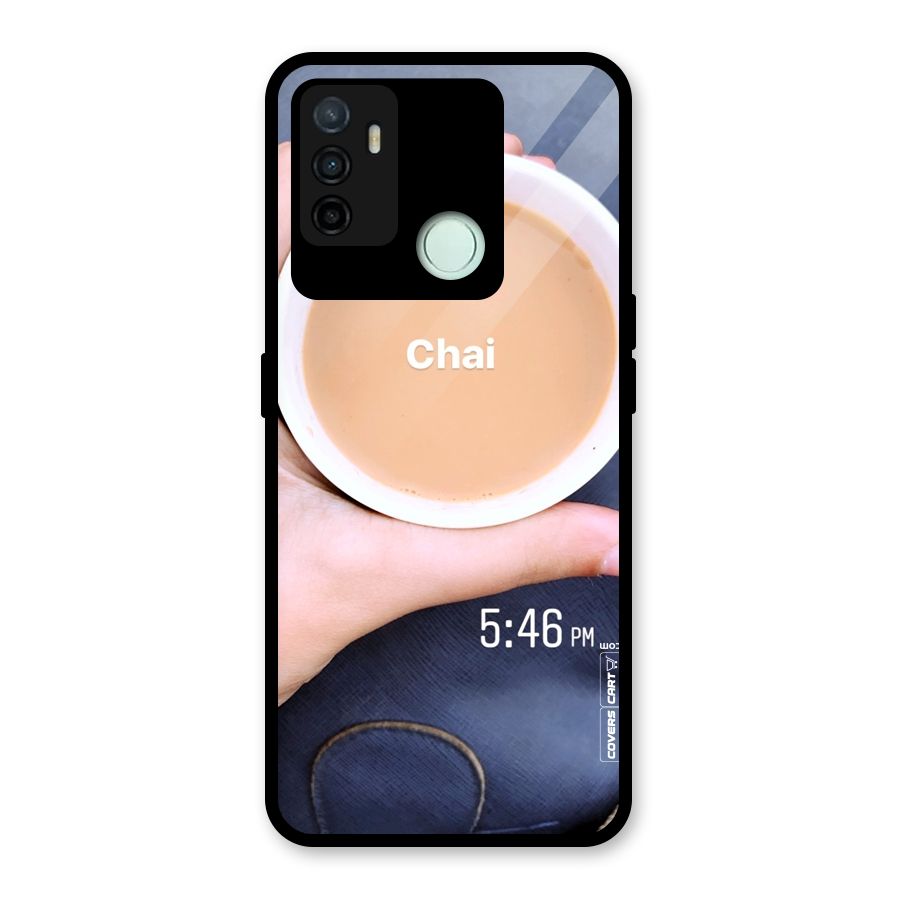 Evening Tea Glass Back Case for Oppo A53