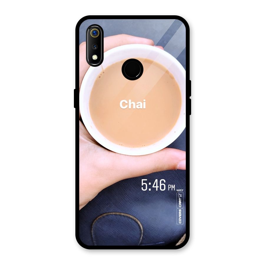 Evening Tea Glass Back Case for Realme 3i