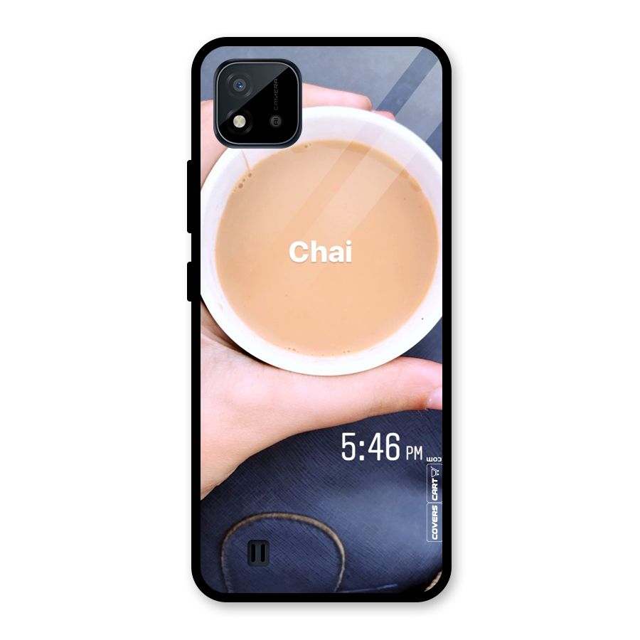 Evening Tea Glass Back Case for Realme C11 2021