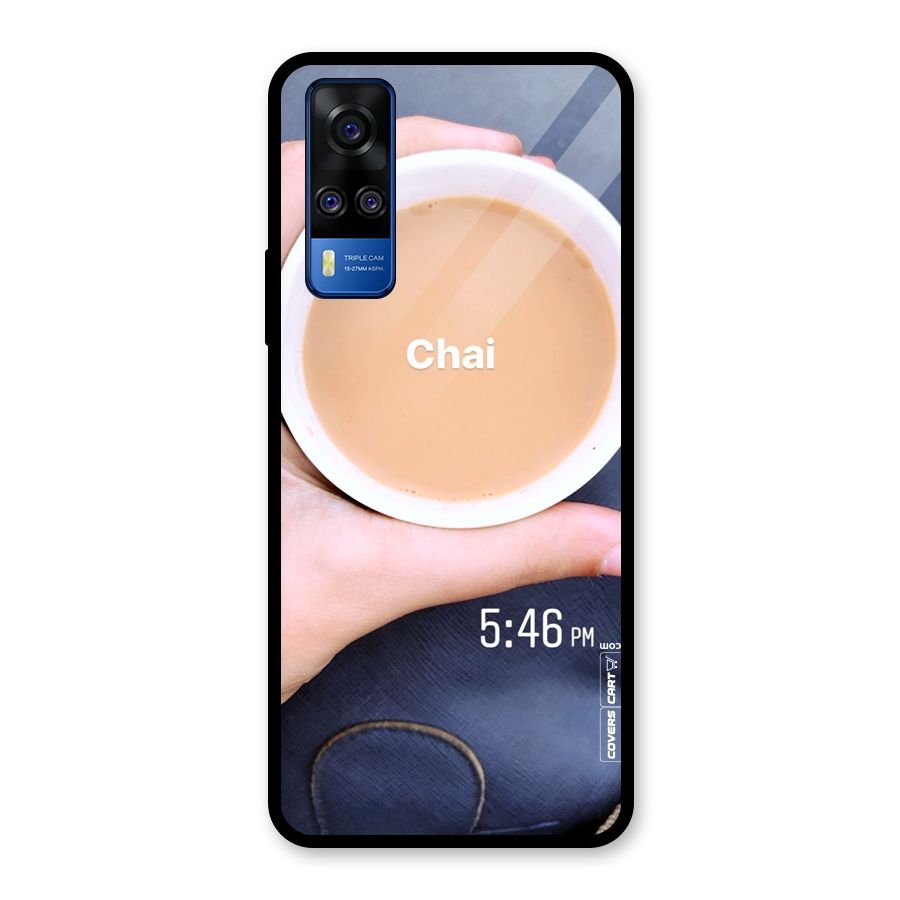 Evening Tea Glass Back Case for Vivo Y31