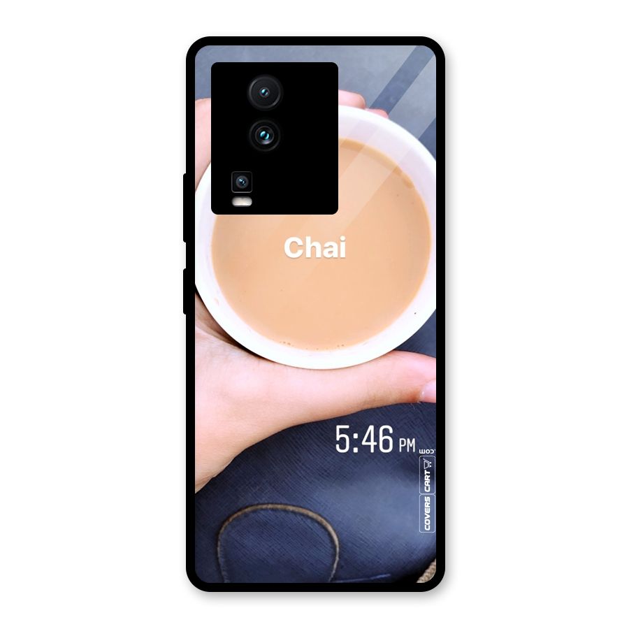 Evening Tea Glass Back Case for Vivo iQOO Neo 7 Pro