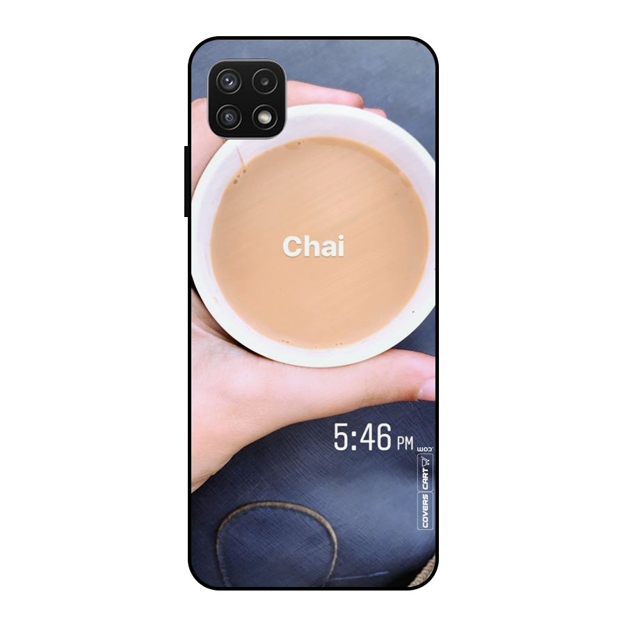 Evening Tea Metal Back Case for Galaxy A22 5G