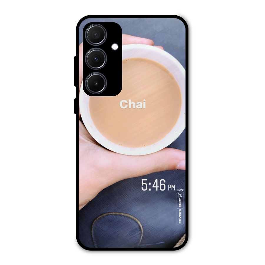 Evening Tea Metal Back Case for Galaxy A35