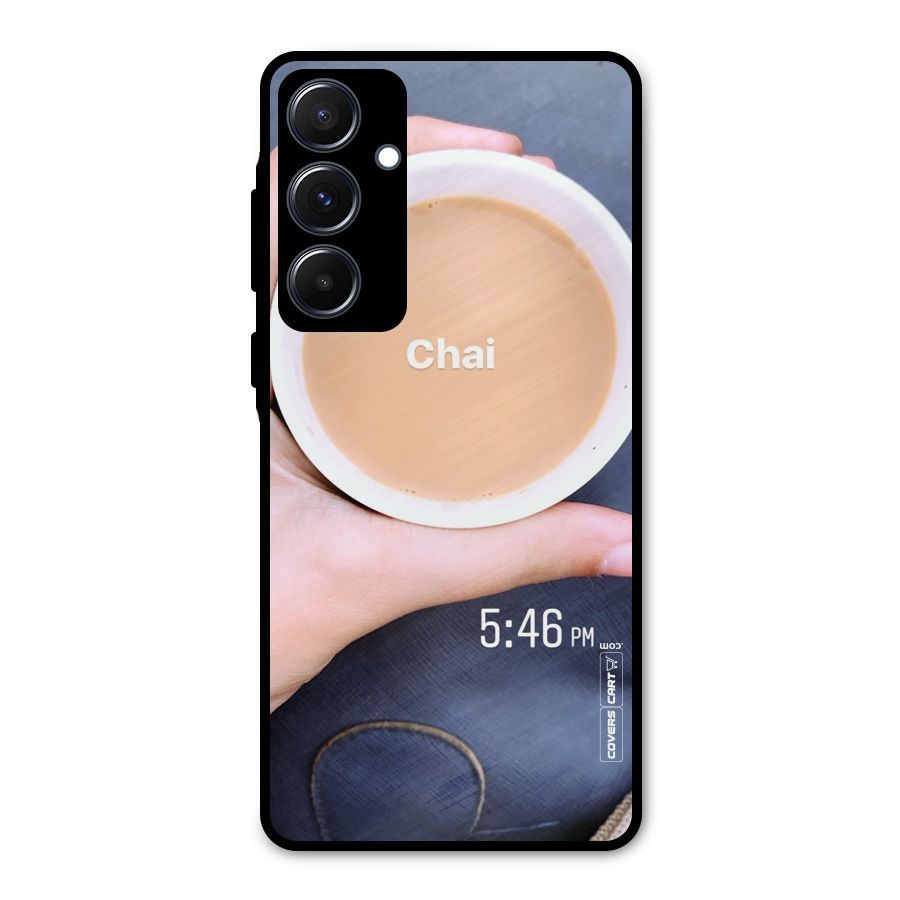 Evening Tea Metal Back Case for Galaxy A55