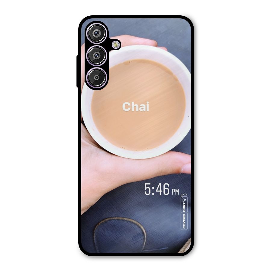 Evening Tea Metal Back Case for Galaxy M15