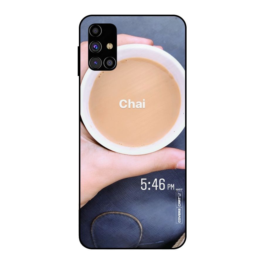 Evening Tea Metal Back Case for Galaxy M31s