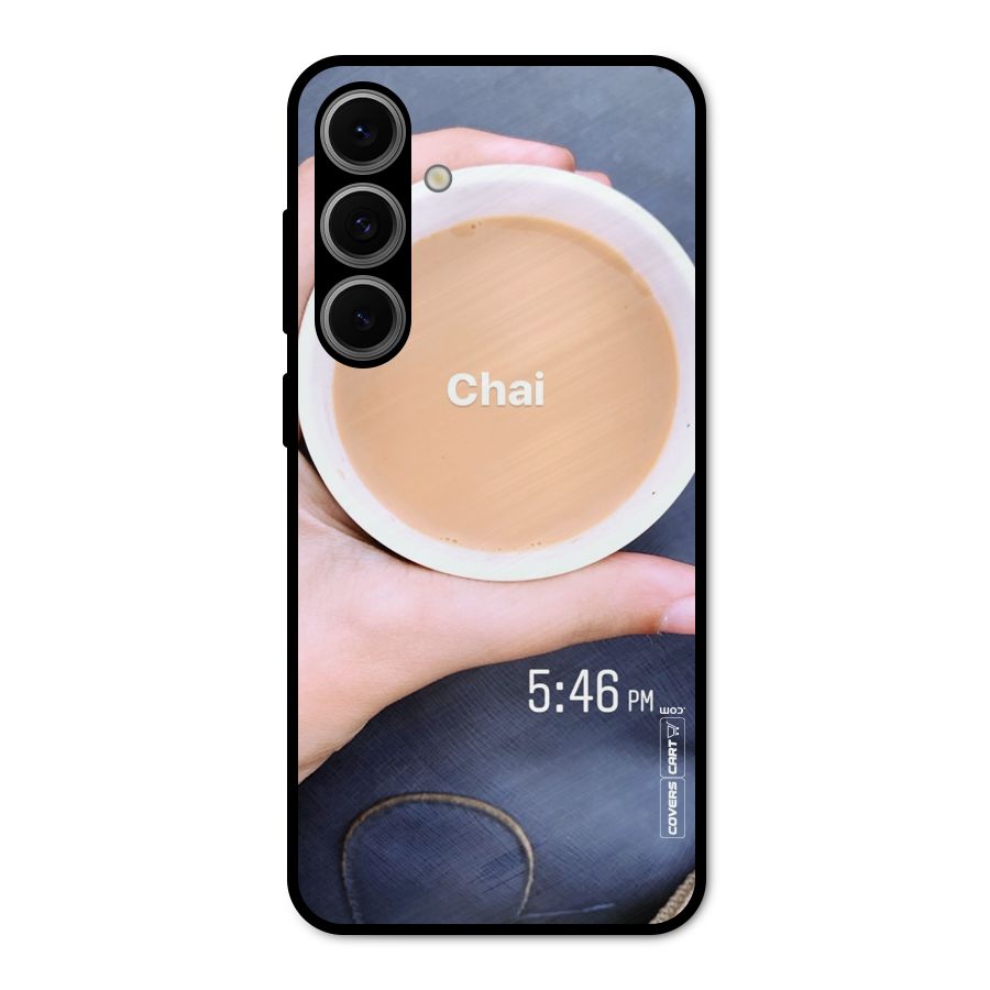 Evening Tea Metal Back Case for Galaxy S24 FE