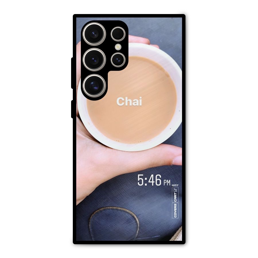 Evening Tea Metal Back Case for Galaxy S24 Ultra