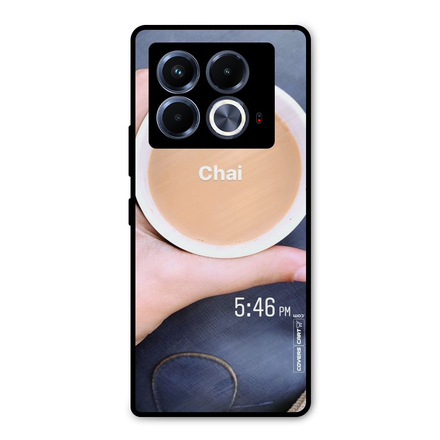 Evening Tea Metal Back Case for Infinix Note 40 5G