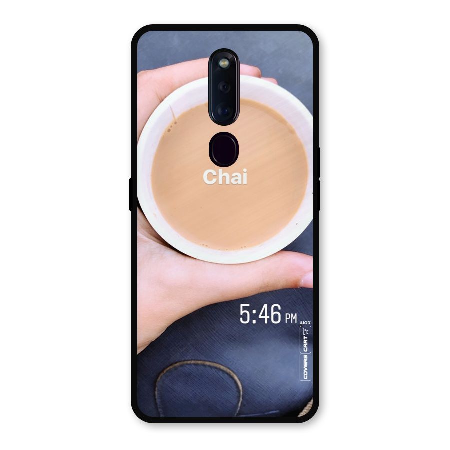 Evening Tea Metal Back Case for Oppo F11 Pro