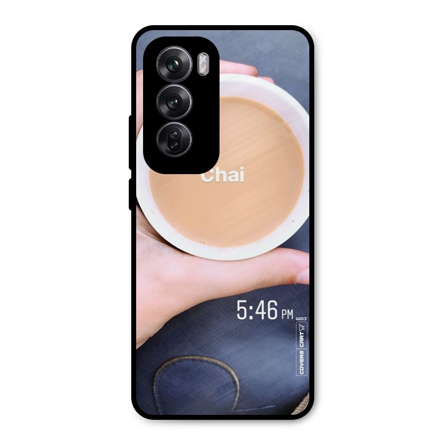 Evening Tea Metal Back Case for Oppo Reno12 Pro