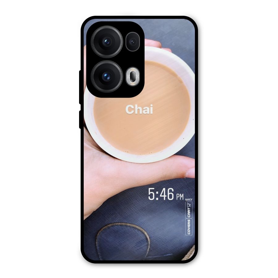 Evening Tea Metal Back Case for Oppo Reno13 Pro