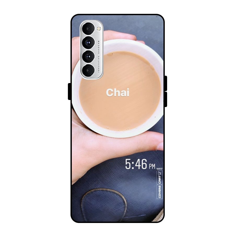 Evening Tea Metal Back Case for Oppo Reno4 Pro
