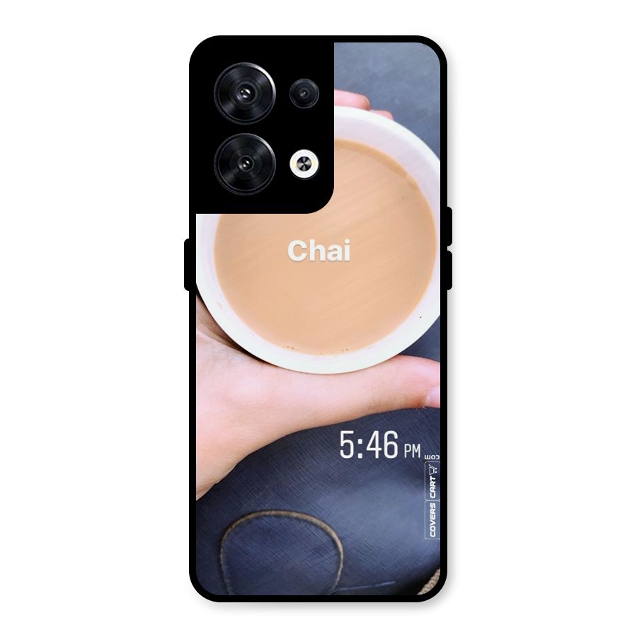 Evening Tea Metal Back Case for Oppo Reno8 5G