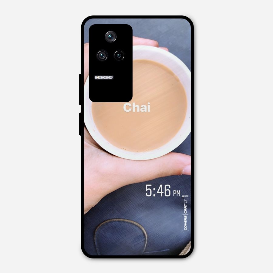 Evening Tea Metal Back Case for Poco F4 5G