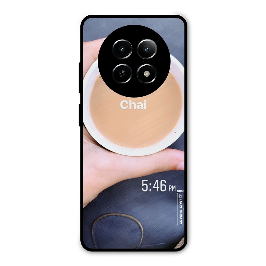 Evening Tea Metal Back Case for Realme 12 5G