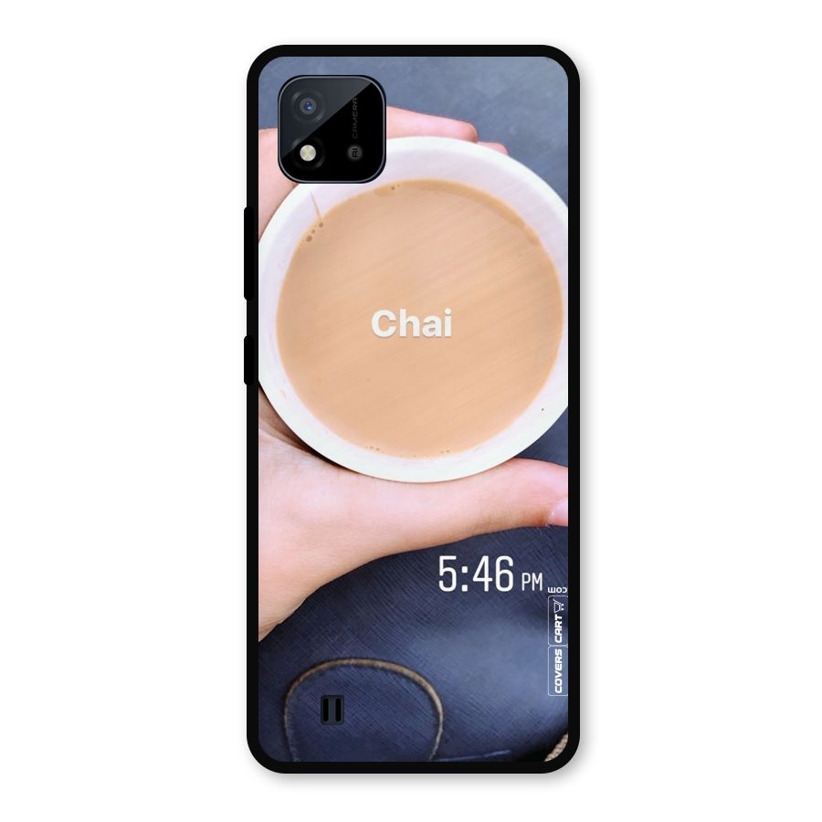 Evening Tea Metal Back Case for Realme C11 2021
