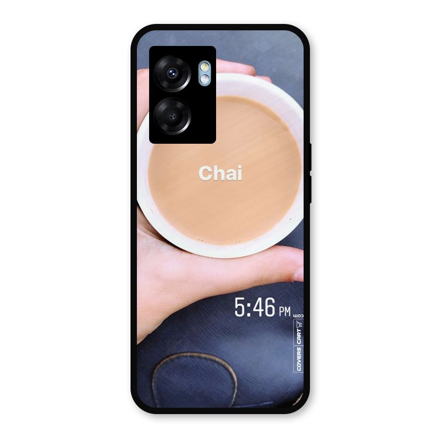 Evening Tea Metal Back Case for Realme Narzo 50 5G