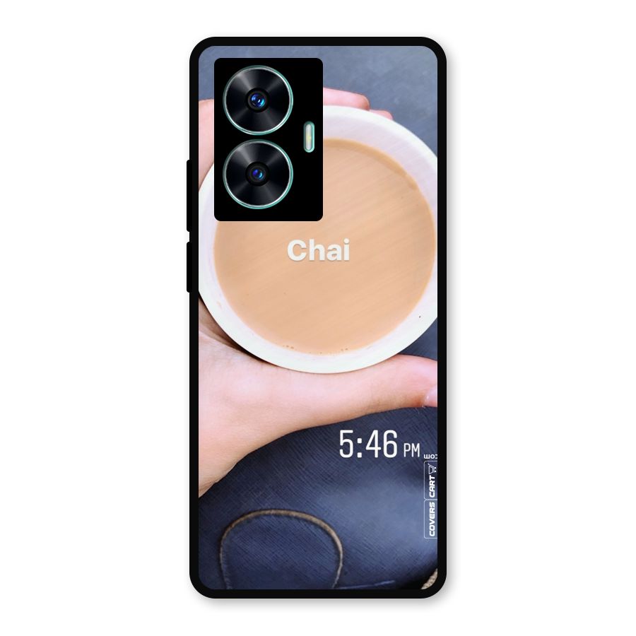 Evening Tea Metal Back Case for Realme Narzo N55