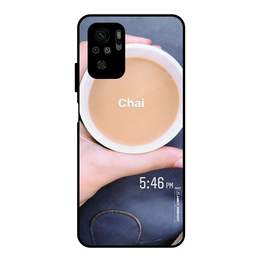 Evening Tea Metal Back Case for Redmi Note 10S