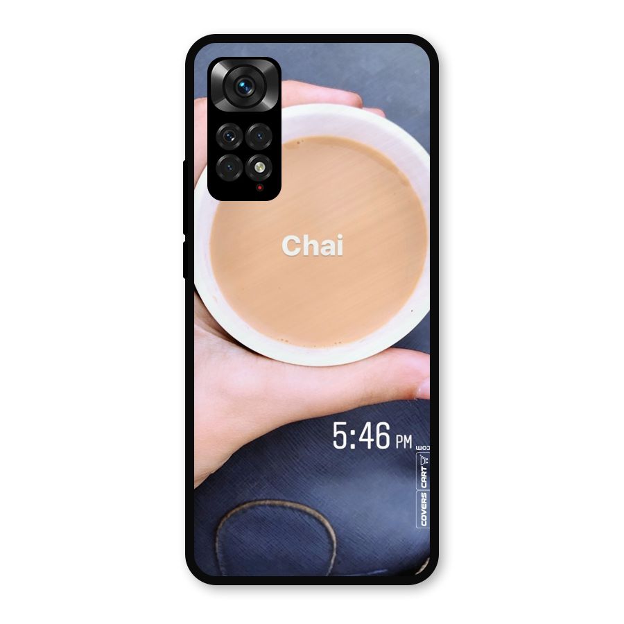 Evening Tea Metal Back Case for Redmi Note 11s