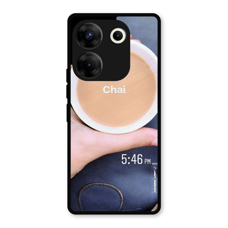 Evening Tea Metal Back Case for Tecno Camon 20