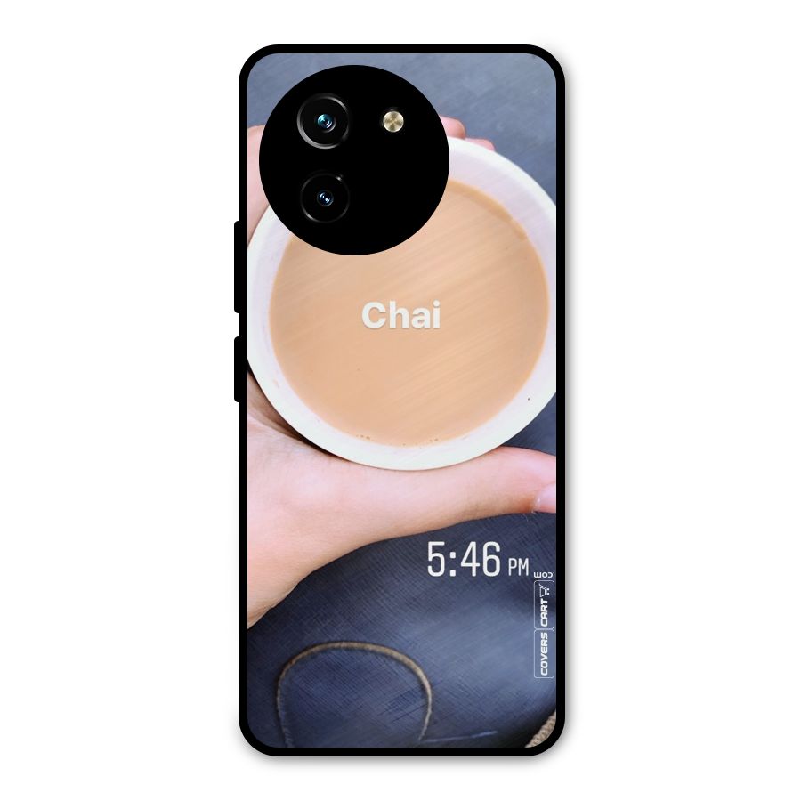 Evening Tea Metal Back Case for Vivo T3x