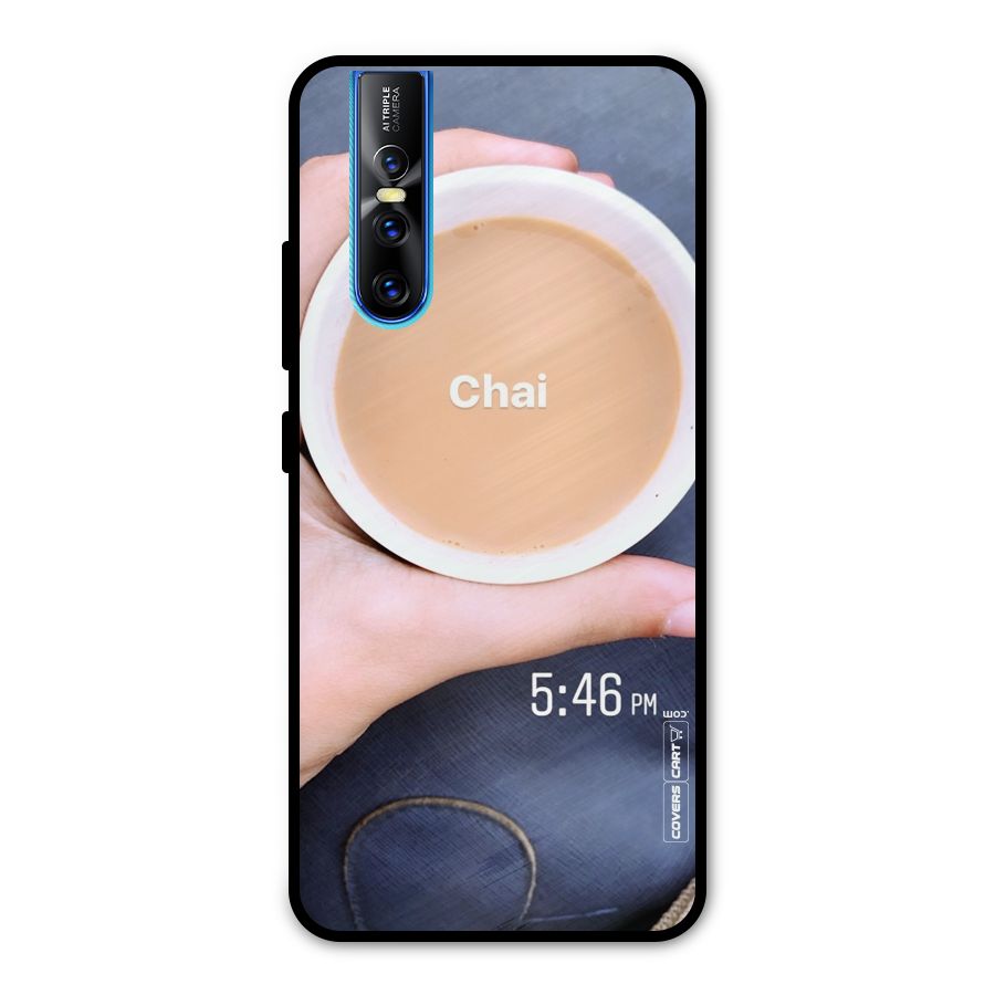 Evening Tea Metal Back Case for Vivo V15 Pro