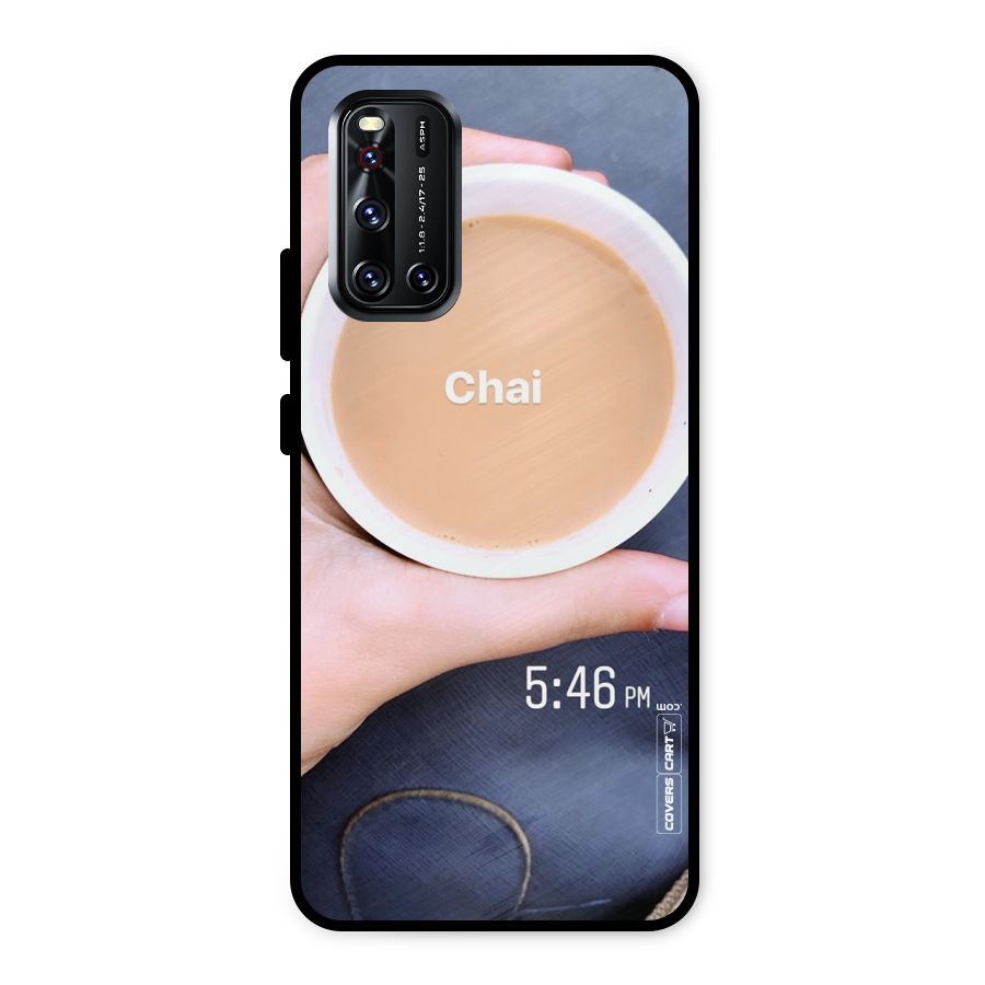 Evening Tea Metal Back Case for Vivo V19